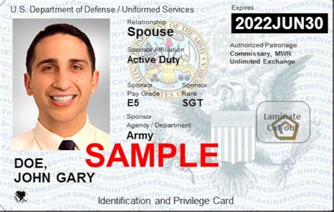 dod id card issuance